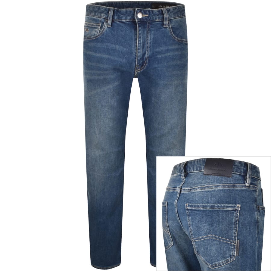 Armani Exchange J13 Slim Fit Jeans Blue | Mainline Menswear us